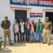 थाना जुगैल पुलिस द्वारा फरार चल रहे, 05 नफर वारण्टी अभियुक्तगण को किया गया गिरफ्तार-।
