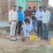 नगर पंचायत अध्यक्ष ने सड़क और नाली निर्माण कार्य का किया शिलान्यास।