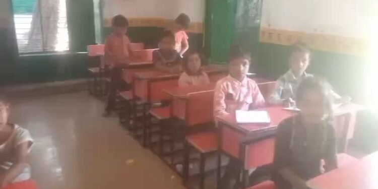 घर बैठ कर महिला शिक्षामित्र ले रही वेतन, तैनात शिक्षक भी मिले गायब।।