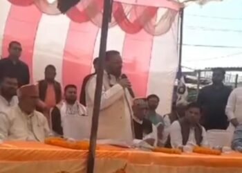 घोरावल में स्वामी प्रसाद मौर्य ने सरकार की गलत नितियों पर हमला बोलते हुवे आरक्षण,किसान, नौजवान और अल्पसंख्यक विरोधी बताया।