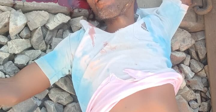 ट्रेन के चपेट में आने से अधेड़ की मौत।