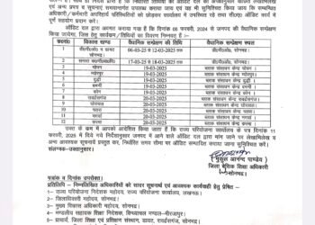 शिक्षा विभाग में आडिट के जिन्न से अध्यापक खिन्न ।।