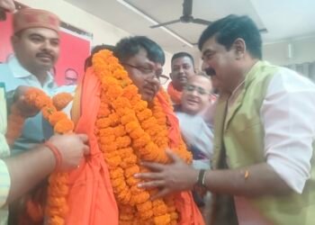 नन्दलाल गुप्ता पुनः सोनभद्र का बीजेपी के जिलाध्यक्ष बनाए गए।