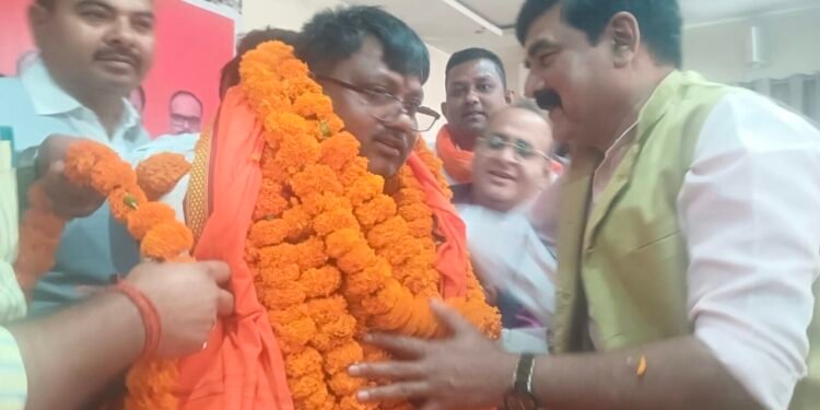 नन्दलाल गुप्ता पुनः सोनभद्र का बीजेपी के जिलाध्यक्ष बनाए गए।