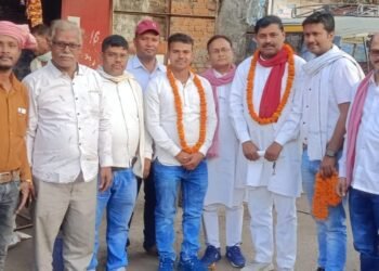 रमेश सोनी को समाजवादी पार्टी का चोपन का नगर अध्यक्ष बनाया गया।।