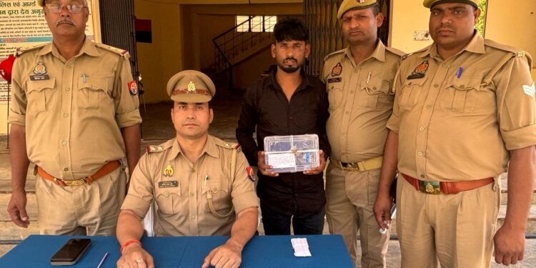 25 हजार के इनामिया गौतस्कर को पुलिस ने किया गिरफ्तार।