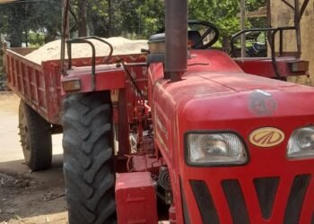 विंढमगंज वन क्षेत्र में अबैध खनन व परिवहन अब आम हो गया हैं।।