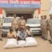 पिपरी पुलिस ने 12 लाख के अवैध गांजा के साथ छः तस्करों को किया गिरफ्तार,परिवहन में इस्तेमाल दो वाहन भी बरामद।