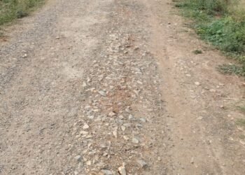 मरम्मत के अभाव में बारी महेवा सड़क पर चलना हुआ दुश्वार, ग्रामीणों मे आक्रोश।