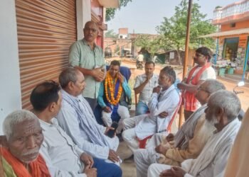 बसपा के नवनियुक्त जिलाध्यक्ष रमेश कुशवाहा का भव्य स्वागत।