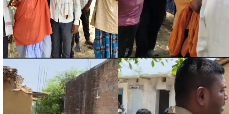 कुड़वा में ग्राम समाज की भूमि पर दबंगों का कब्जा, लोगों ने किया कार्रवाई की मांग।