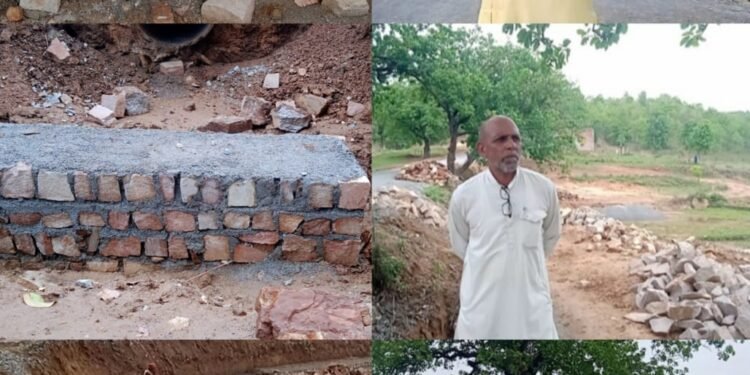 बागेसोती घाट पर सड़क व गाडवाल निर्माण में भारी अनियमितता को लेकर ग्रामीणों ने किया जमकर प्रदर्शन