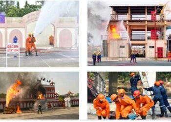 सीआईएसएफ के अग्निशमन प्रशिक्षण केंद्रों पर 380 कर्मियों को किया गया प्रशिक्षित ।।