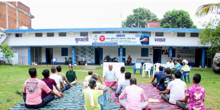 अंतरराष्ट्रीय योग दिवस पर योगाभ्यास का आयोजन