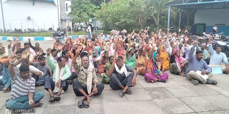 10 सूत्रीय मांगों को लेकर मजदूरों ने किया प्रदर्शन ।।