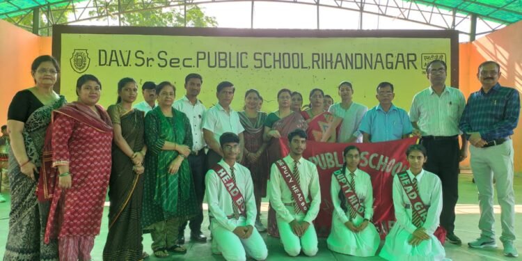 डीएवी में विद्यार्थी कैबिनेट का गठन।।