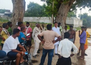 लगातार बारिश से सोन नदी उफान पर, डेंजर लेवल हुआ पार।