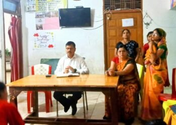 बाल गृह बालिका का प्राधिकरण सचिव ने किया निरीक्षण।