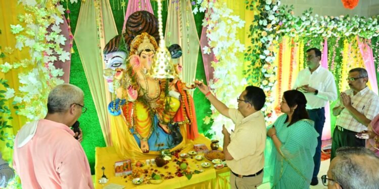 एनटीपीसी रिहंद में तीन दिवसीय गणेश पूजा का आयोजन।।