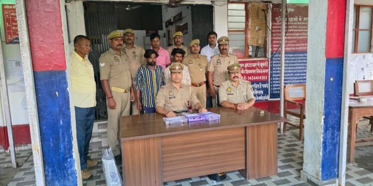 म्योरपुर पुलिस की बड़ी सफलता: 24 घंटे में चोरी का खुलासा।