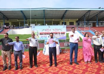 एनटीपीसी रिहंद में तीन दिवसीय राष्ट्रीय खेल दिवस का भव्य शुभारंभ।