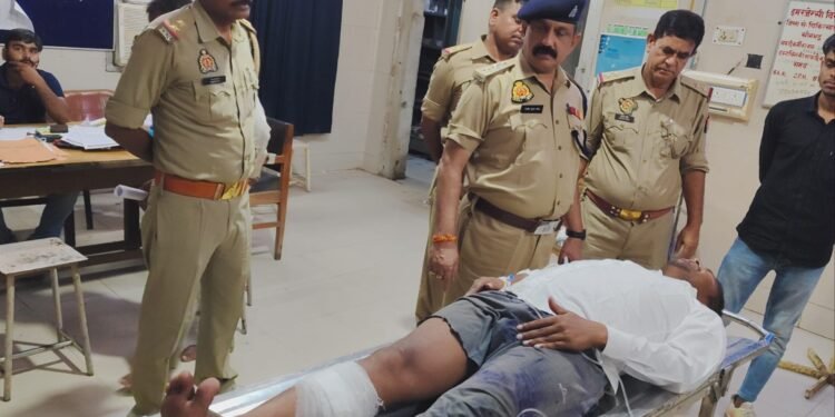 पुलिस मुठभेड़ में दुष्कर्म करने वाला 25 हजार का इनामिया बदमाश गिरफ्तार।