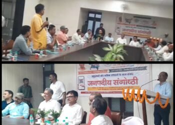 विकसित उत्तर प्रदेश 2047 पर ओबरा के वीआईपी गेस्ट हाउस में हुई संगोष्ठी ।