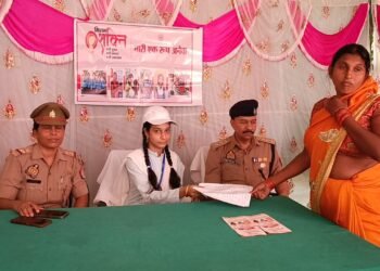 सुप्रिया वर्मा एक दिन के लिए बनी महिला थाना प्रभारी दुद्धी, पीड़ित महिलाओं की समस्याएं भी सुनी।।