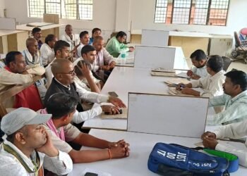 मत्स्य पालन हेतु तालाब का नीलामी प्रकिया तहसील सभाकक्ष में सम्पन्न।