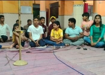 रिहंदेश्वर धाम मे भक्ति जागरण का आयोजन । भक्ति गीतों से गुंजा परिसर ।।