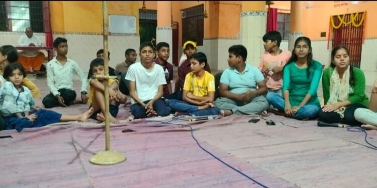 रिहंदेश्वर धाम मे भक्ति जागरण का आयोजन । भक्ति गीतों से गुंजा परिसर ।।