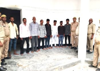 अपराध एव अपराधियों पर अंकुश लगाने के लिए 8 नजफ़ अभियुक्तों को गिरफ्तार कर न्यायालय भेजा गया।