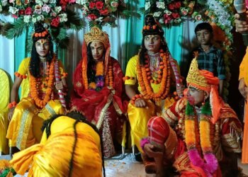 दुद्धी में भरत मिलाप समारोह संपन्न।।