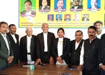 बार काउंसिल ऑफ उत्तर प्रदेश प्रयागराज की प्रत्याशी एड ज्योति सिंह राणा का सोनभद्र में प्रचार प्रसार।