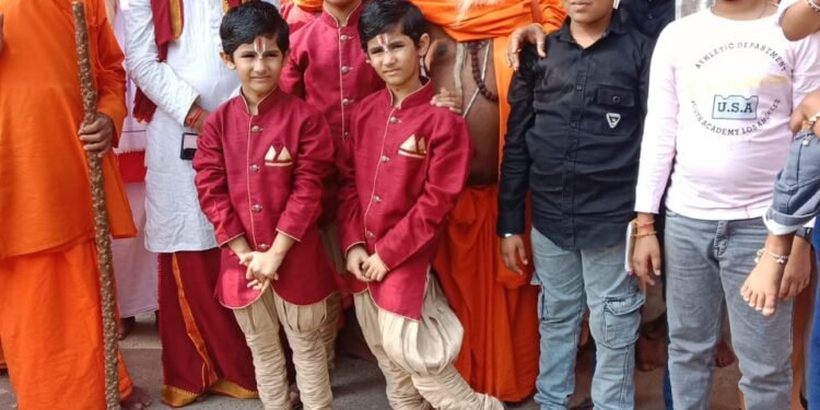 पंचकुंडीय विराट रुद्र महायज्ञ की नौवें दिन हुई पूर्णाहुति।।