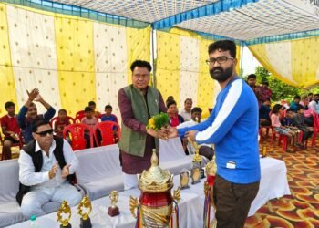 दो दिवसीय अंतरराज्यीय बालीबाल प्रतियोगिता का शुभारंभ।।