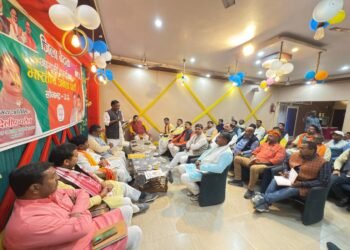 आगामी मुख्यमंत्री के कार्यक्रम को सफल बनाने के लिए बीजेपी की बैठक सम्पन्न।