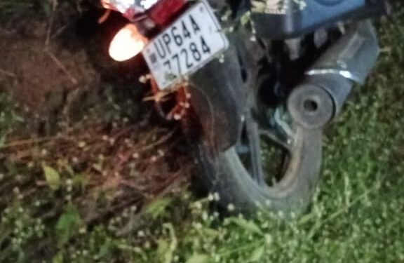 सड़क हादसे में बाइक सवार युवक गंभीर रूप से घायल ।।
