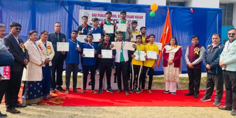 डीएवी पब्लिक स्कूल में वार्षिक खेल उत्सव ‘स्पर्धा’ का समापन ।।