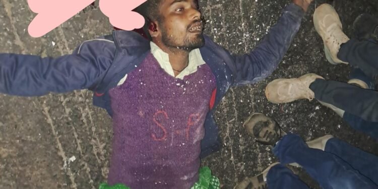 कार की टक्कर से बाइक सवार युवक की मौत।