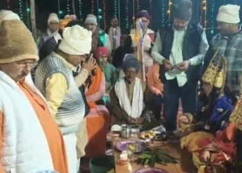 सीता विवाह के साथ सिंदुरिया गांव का हर वर्ष मंचन होने वाला श्री रामलीला का आज हुआ विश्राम ।