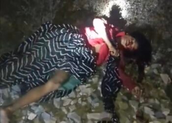 ट्रेन के चपेट में आने से अधेड़ महिला की मौत।