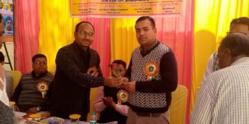 ब्लॉक संसाधन केंद्र चोपन के प्रांगण में हमारा आंगन हमारे बच्चे उत्सव का हुआ आयोजन  ।