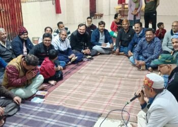 रिहंदेश्वर धाम महादेव मंदिर में महाशिवरात्रि की भव्य तैयारी।