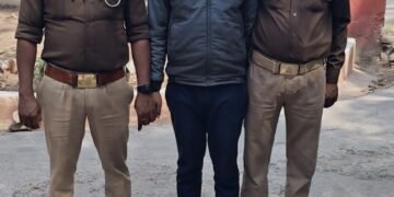 ठुरकी नदी के पास से वांछित अभियुक्त गिरफ्तार, भेजा गया न्यायालय ।।