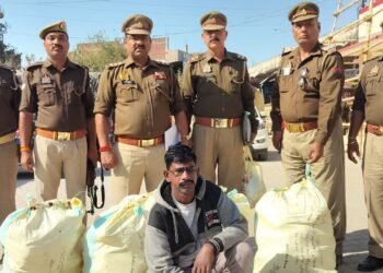 पुलिस का अवैध मादक पदार्थों के खिलाफ लगातार अभियान ज़ारी।