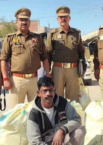 पुलिस का अवैध मादक पदार्थों के खिलाफ लगातार अभियान ज़ारी।