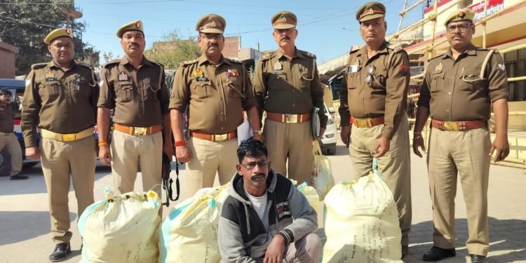 पुलिस का अवैध मादक पदार्थों के खिलाफ लगातार अभियान ज़ारी।