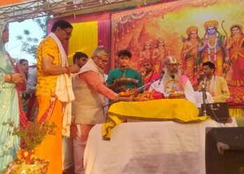 श्रीराम कथा के छठवें दिन राम सीता विवाह प्रसंग सुन निहाल हो गए भक्तगण।