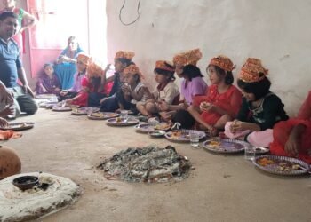 अवघूत भगवान राम आश्रम दुर्गा मंदिर कलकली बहरा में नवरात्रि का पर्व संपन्न ,भव्य भंडारे का हुआ आयोजन।